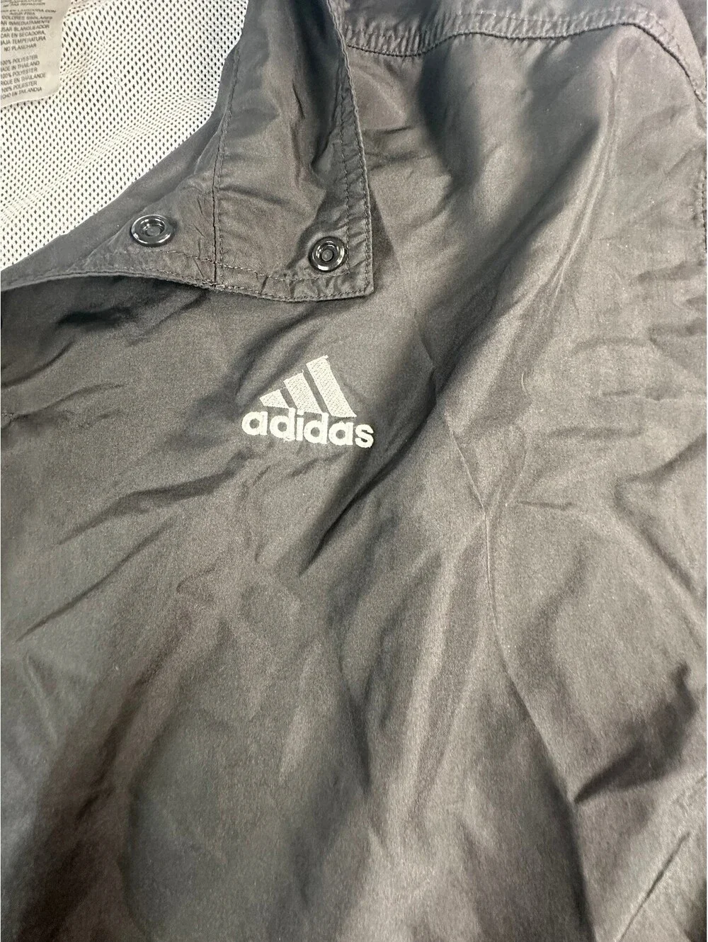 Vintage Adidas Men's Climalite Three-Stripe Vented Windbreaker Sz XL (137)